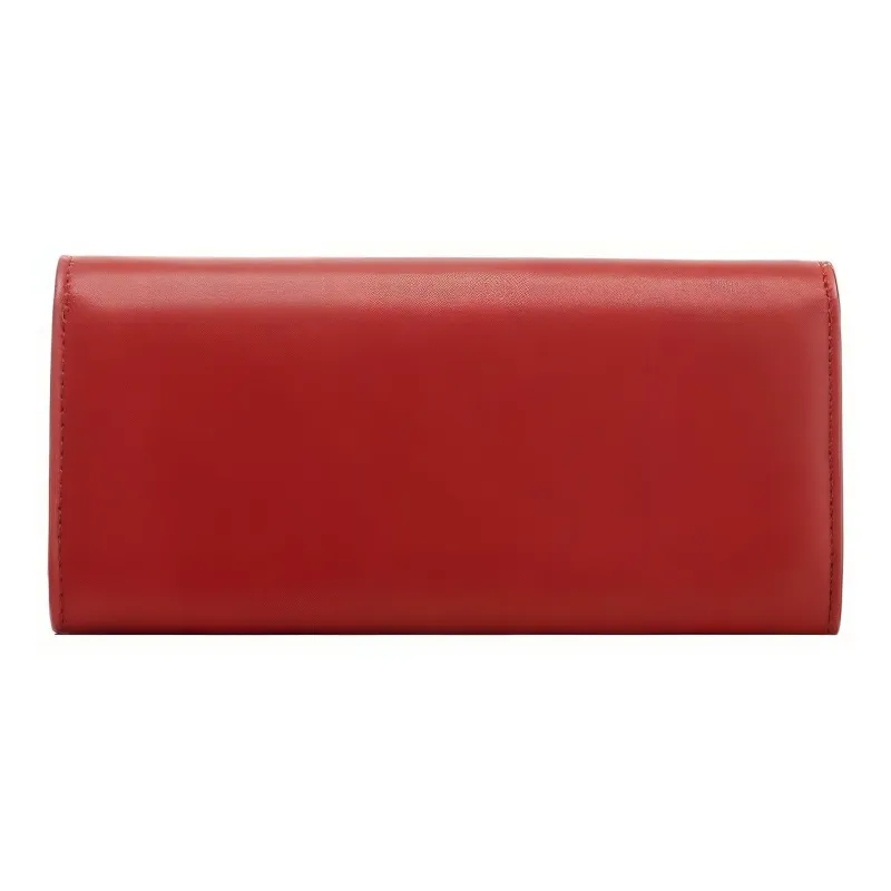 Vivienne Westwood Sheepskin Card Holder Wallet Women's Red-1