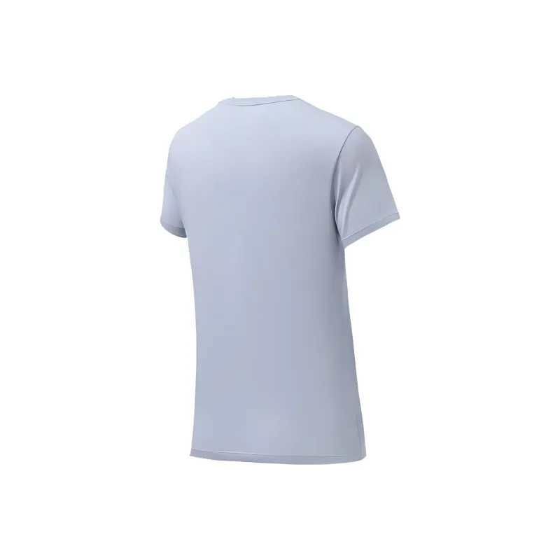 LiNing Training Series Regular T Shirt Women's Light Bright Blue-1