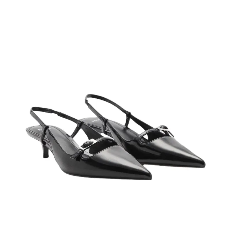 MANGO Slim Heel High Heels 5cm Women's-1