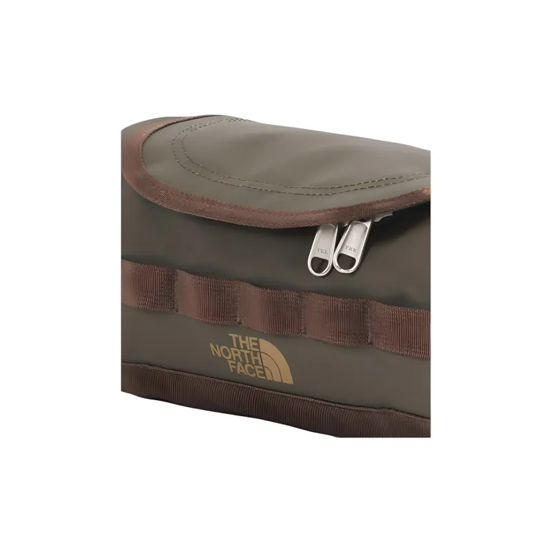 THE NORTH FACE Recycled Polyester Toiletry Bag, Storage Bag Unisex Taupe & Smoky Brown & Brown-3