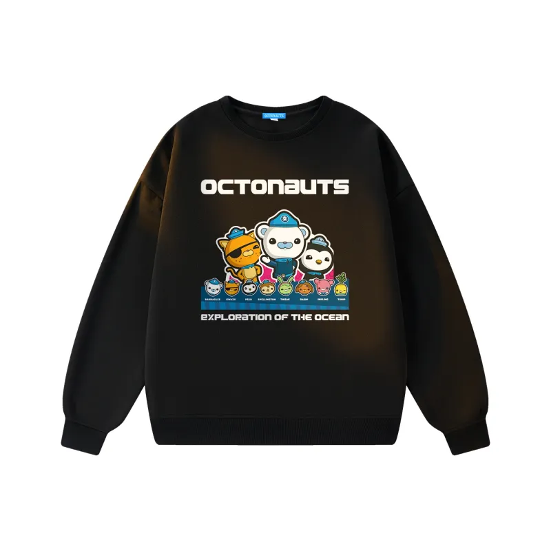 Small Columns Under The Sea Sweatshirt Unisex-6