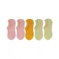 2 Pink+2 Light Green+Ginger Yellow