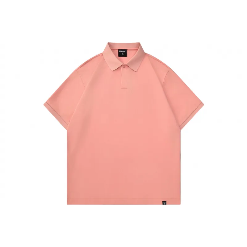 ZMOH Plain Net Series Polo Shirts Unisex-0