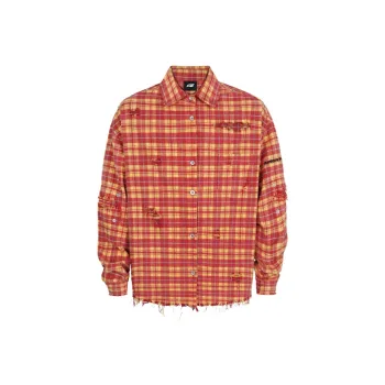 Antidote Worldwide Shirt Unisex Red Plaid
