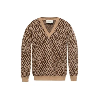 GUCCI Sweaters Men Brown