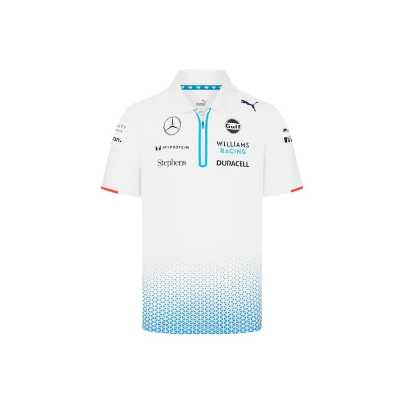 PUMA Williams Racing 2024 Team Polo Shirt Men's White-0