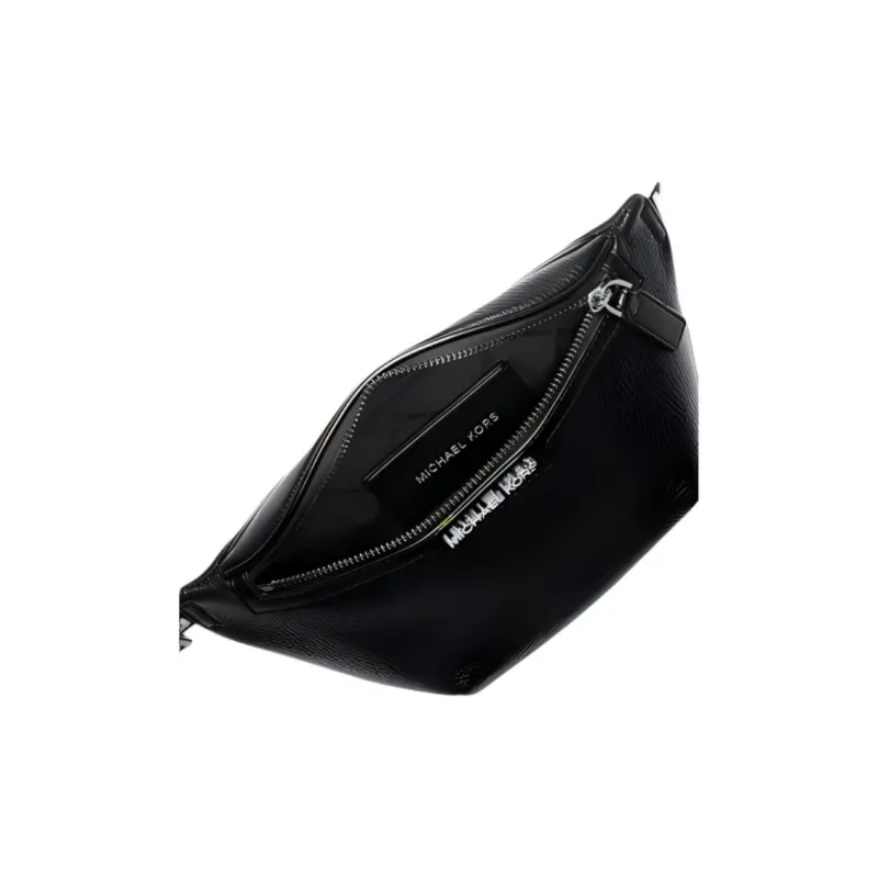 MICHAEL KORS MK Cooper Cow Leather Crossbody Bag, Fanny Pack Trumpets Men's Black-3