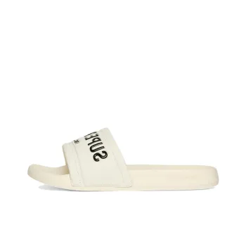 SUPERDRY Abrasion Resistant Slide Slippers Women's Cream