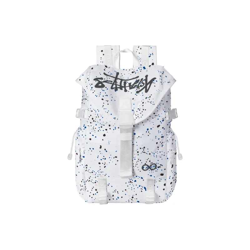 8atheist Polyester Backpack Regular Unisex White-1