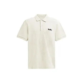 COACH SS24 Polo Shirt Men's White