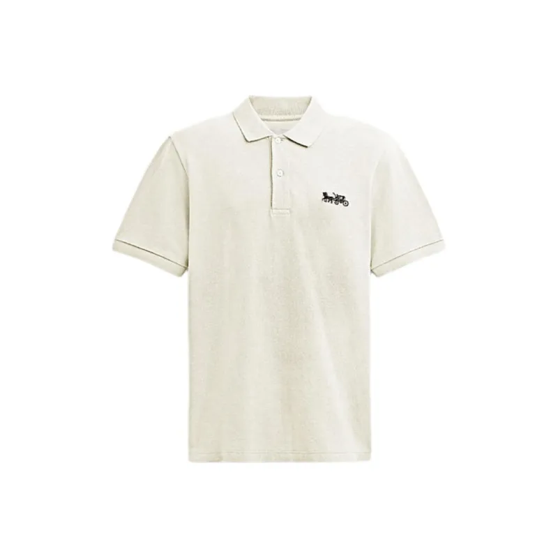 COACH SS24 Polo Shirt Men's White-0