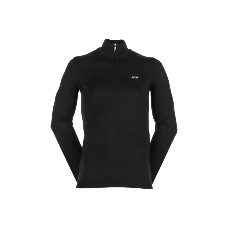 HUGO BOSS Logo print High neck Jumper-0