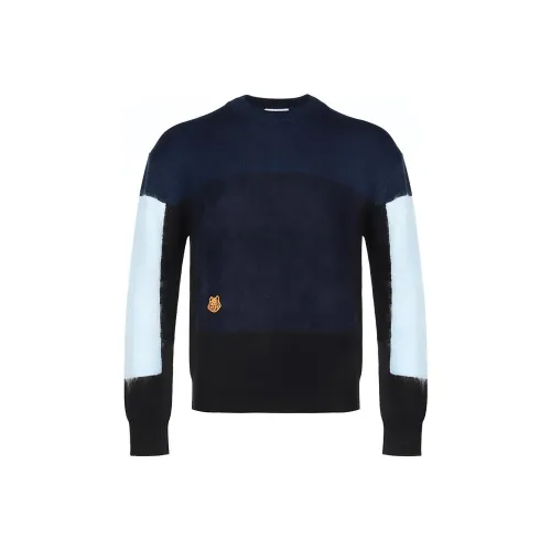 KENZO Knitwear Men's Navy Blue Multicolor