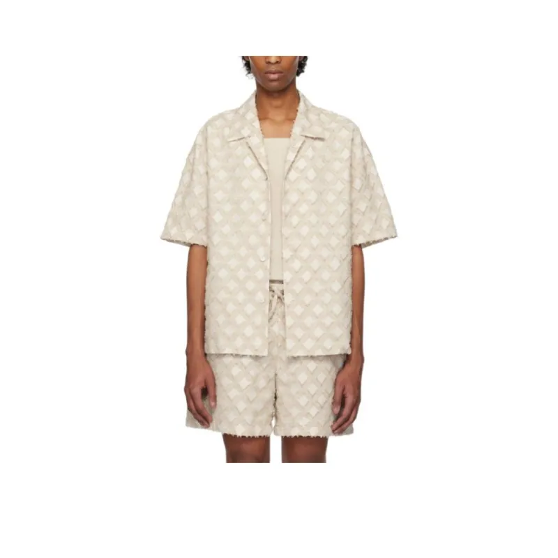 Le 17 Septembre Shirt Men's Beige-0