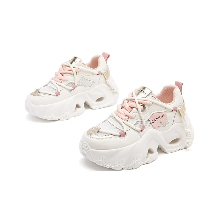 DAPHNE Anti-Slip Wear-Resistant Low-Top Chunky Sneakers Women's-16