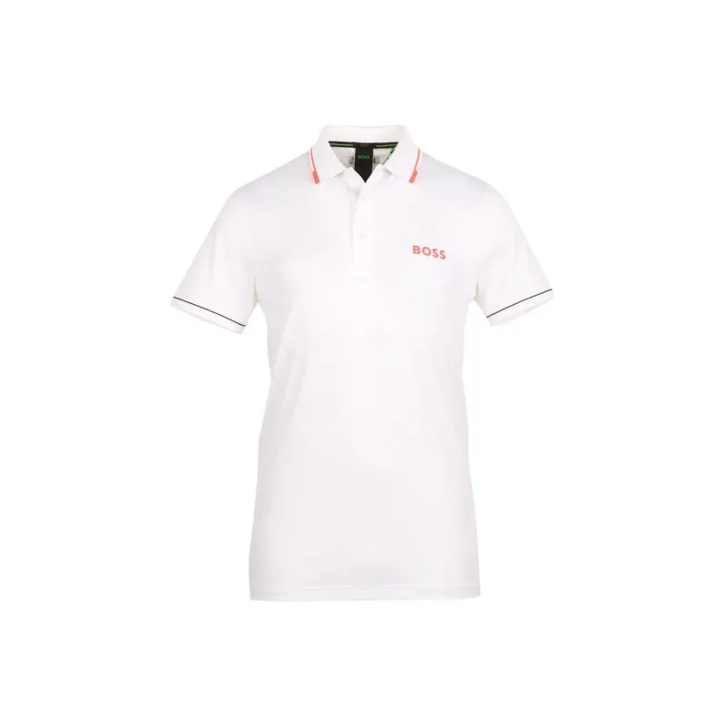 HUGO BOSS Logo print Polo Shirt-0
