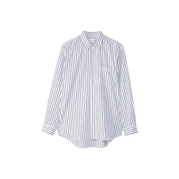 COMME DES GARCONS SHIRT Striped Buttoned Shirt