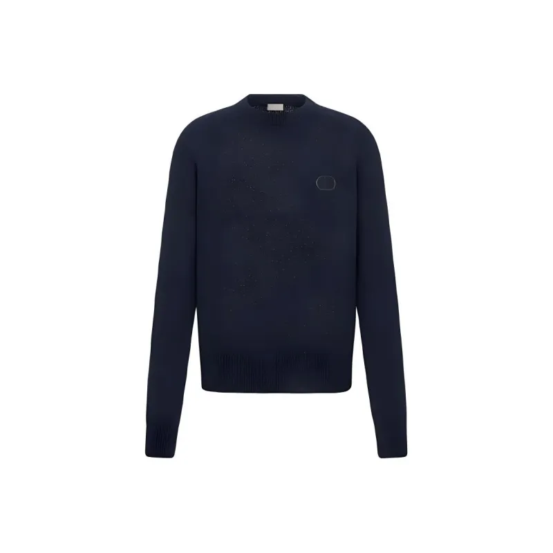 DIOR Quarterly New Products Sweaters Men Blue-0