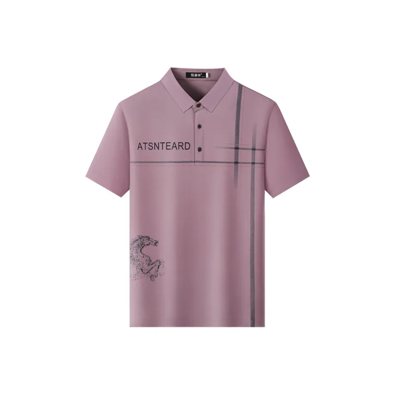 H YXIANG Polo Shirts Men-0