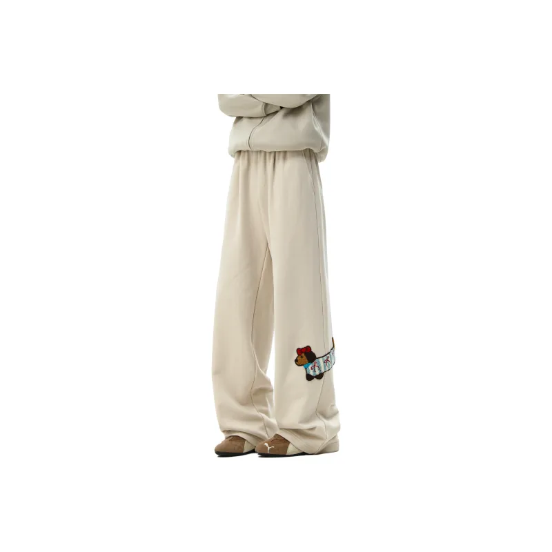 MARK WAFFLE Knitted Sweatpants Unisex-21