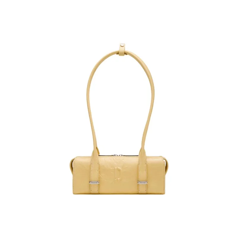 PECO Soft Leather, Cow Leather Handbag, Shoulder Bag Women's Black/Yellow/Blue-4