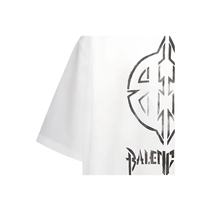 Balenciaga Bb Stencil Large Fit Shirt-2