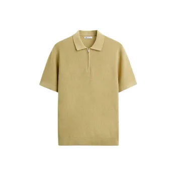 ZARA Polo Shirts Men Mustard