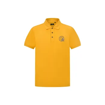 RARE Short Sleeved Polo Shirt Short Sleeved T Shirts Men's Yellow