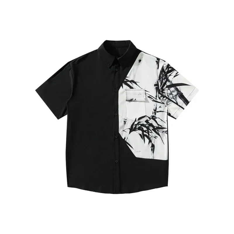 DOENU Shirts Unisex Ink Wash Painting-0
