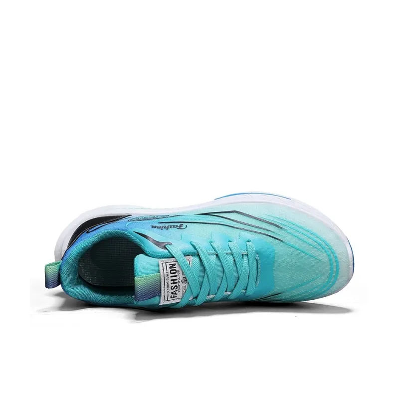 Kuding Casual Shoes Men Low Top Black/Orange/White/Blue/Light Blue-10
