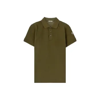 Moncler Polo Shirts Men Green