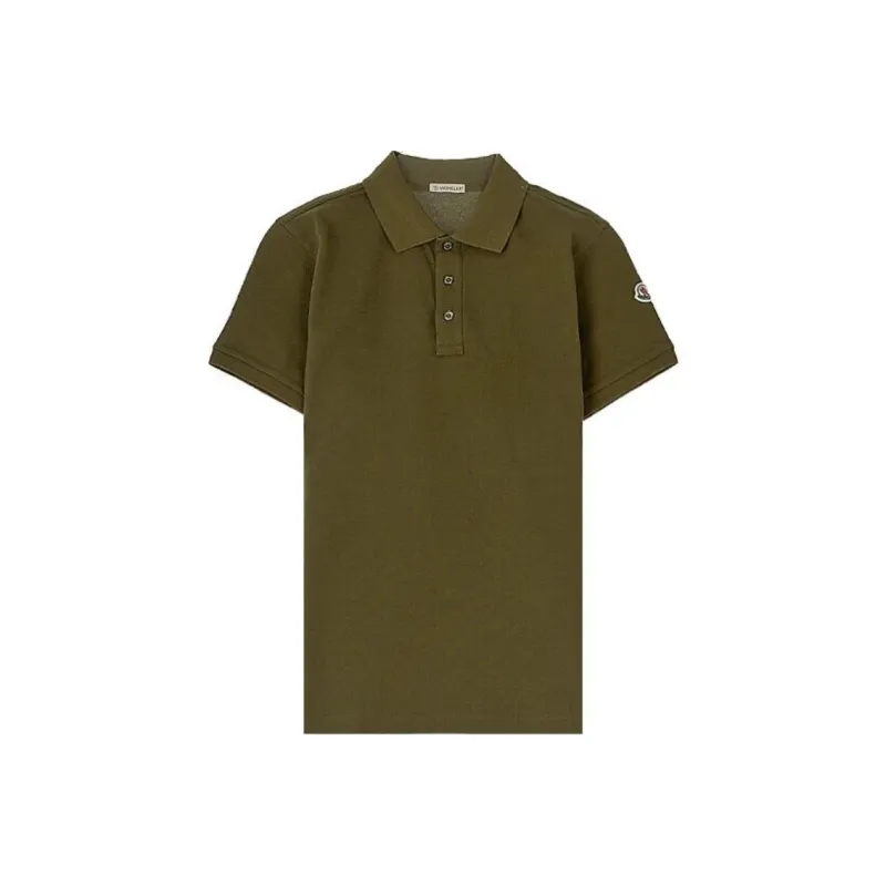 Moncler Polo Shirts Men Green-0