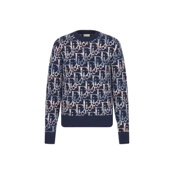 DIOR Quarterly New Products Sweaters Men Navy