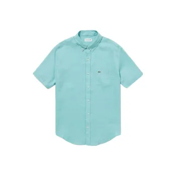 LACOSTE Shirts Men Turquoise