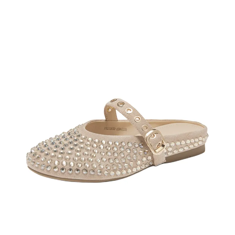 GEMEIQ Abrasion Resistant Slip Resistant Wrap toe Slippers Women's-5