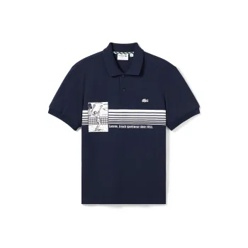 LACOSTE French Made Cotton Polo Shirt