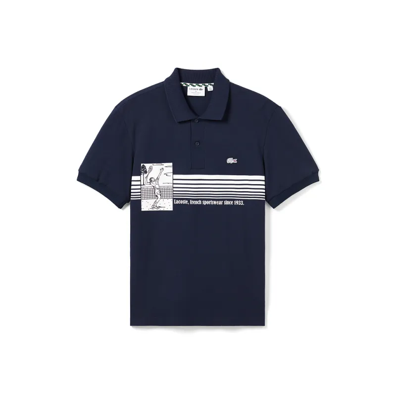 LACOSTE French Made Cotton Polo Shirt-0