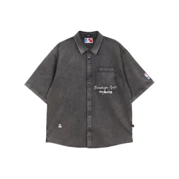 JACK JONES· x NBA Shirt Men's E44 Black Sandy