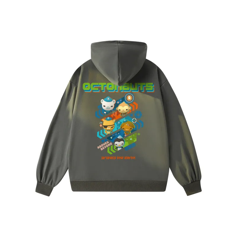 Small Columns Under The Sea Hoodie Unisex-6