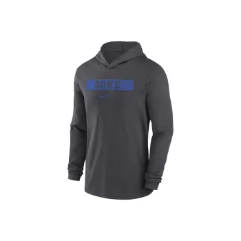 Nike Duke Blue Devils Sideline Men's Nike Dri FIT College Long Sleeve Hooded Top