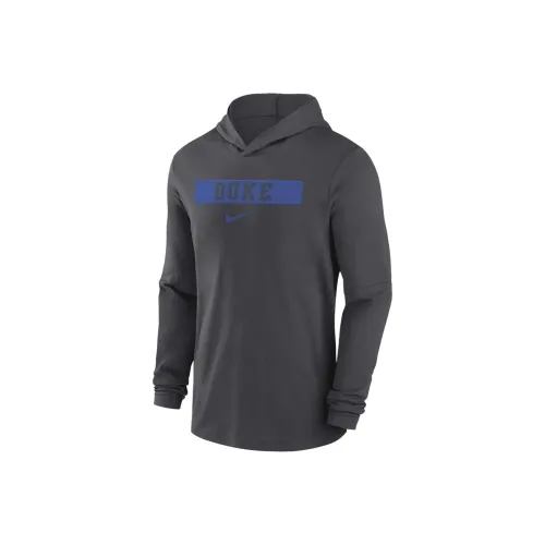 Nike Duke Blue Devils Sideline Men's Nike Dri FIT College Long Sleeve Hooded Top