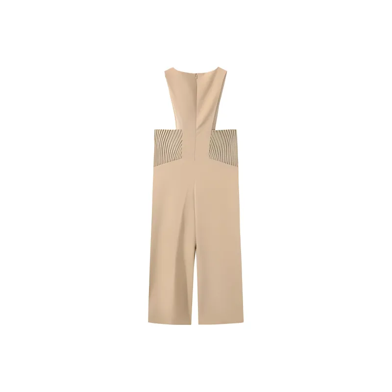 EICHITOO Jumpsuit Women's Khaki-1