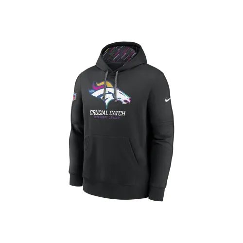 nike jordan Denver Broncos Crucial Catch Club Men's nike jordan Nfl Pullover Hoodie