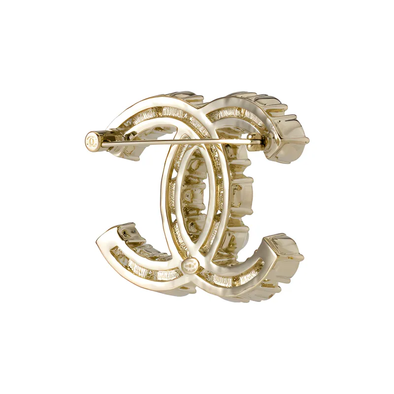 CHANEL Rhinestone Brooches Women's-2