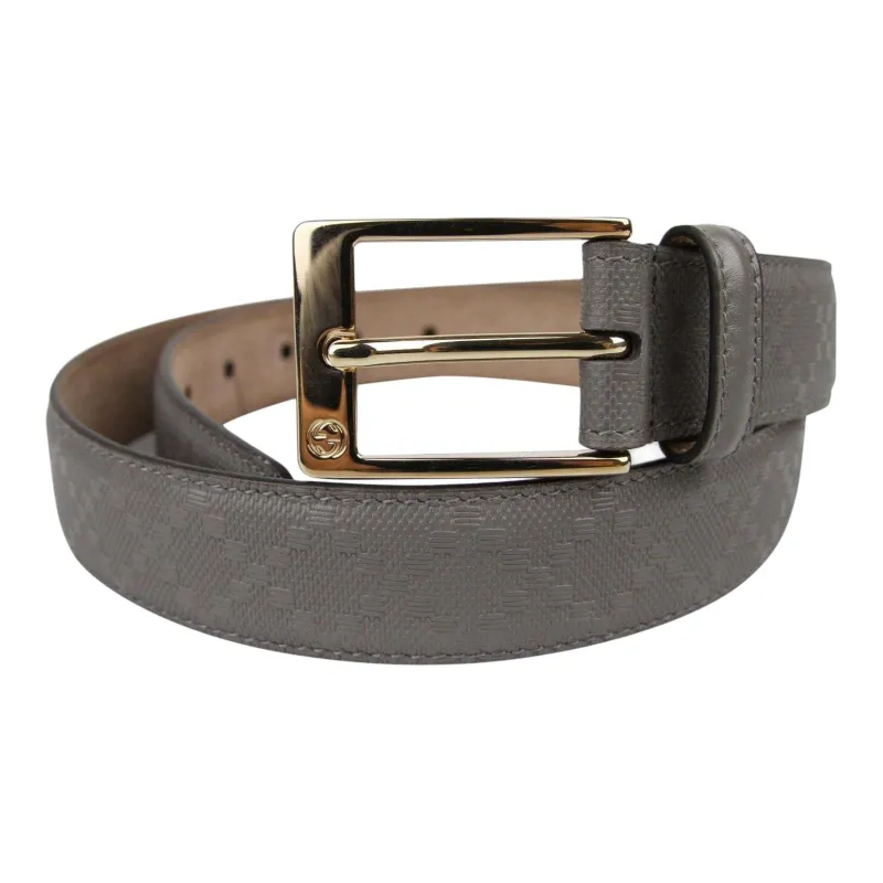 GUCCI Leather, Metal, Metal Leather Belts Men's Multicolor 2CM-3