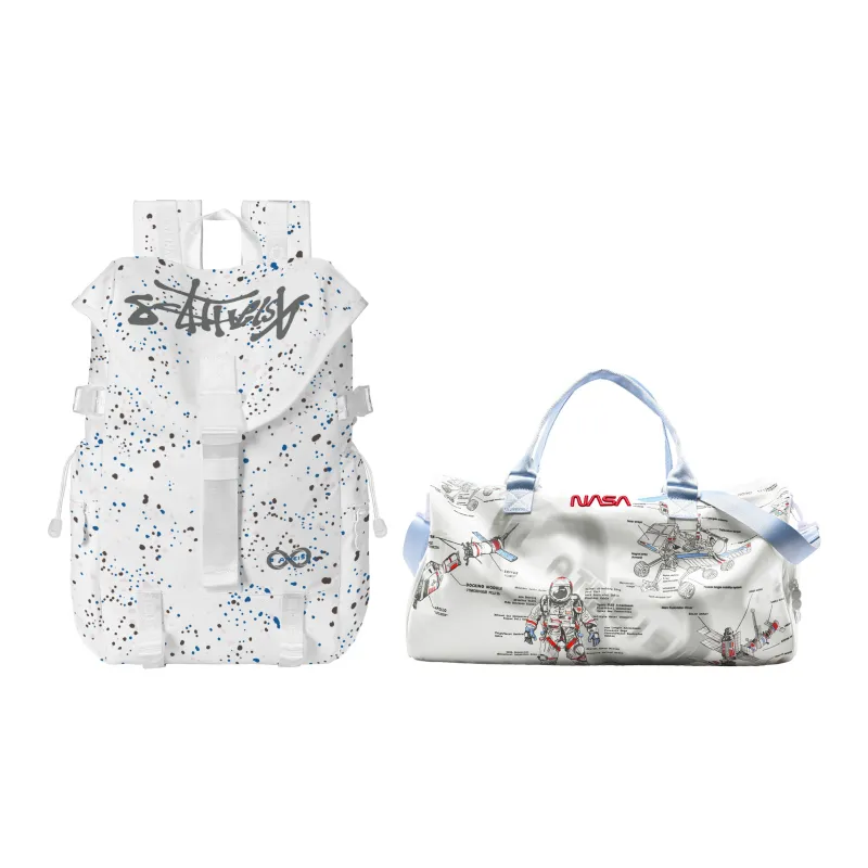 8atheist Polyester Backpack Regular Unisex White-12