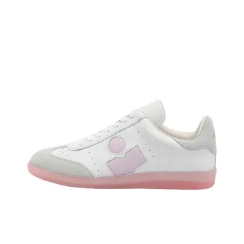 ISABEL MARANT Bryce Low Top Skateboard Shoes Women's White Pink