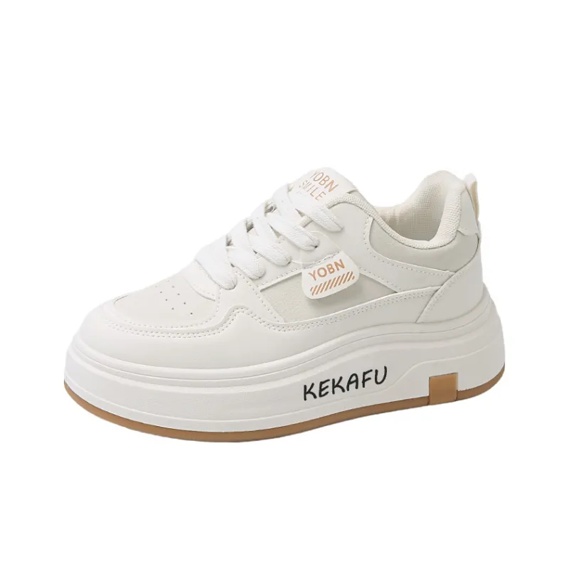 KEKAFU Non slip Lightweight Low Top Skateboard Shoes Women's-3