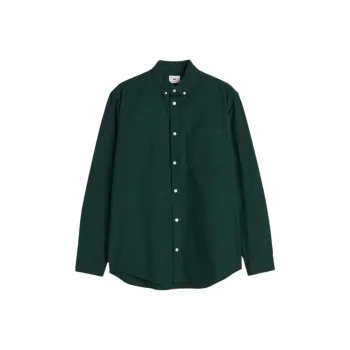 H&M Shirts Men Dark Green