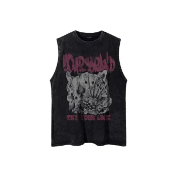 MAURRGOOU Tank Top Unisex Black